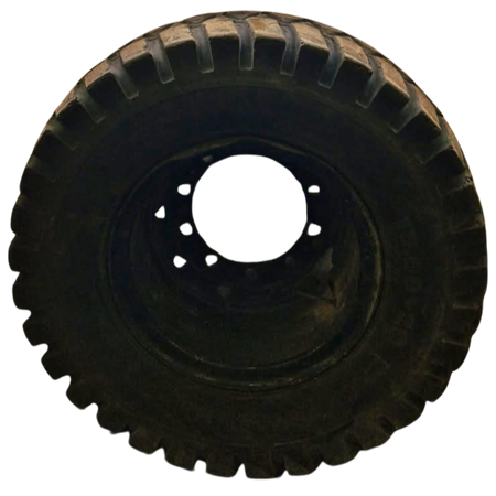 Däck med fälg 10,00-20